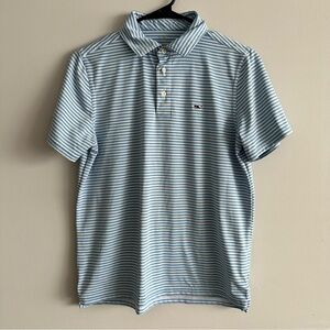 Vineyard vines Boys' Bradley Stripe Sankaty Polo Size L (16)